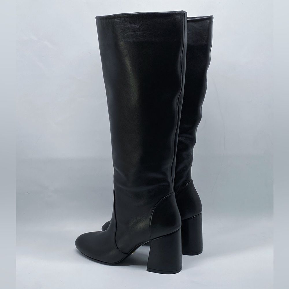 Stuart Weitzman Block Heel Mid Calf Boot Size 6 - image 6